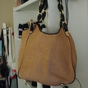 Micheal kors straw bag